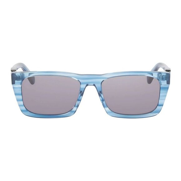 NEW OFF-WHITE SUNGLASSES, UNISEX BLUE SQUARE EYEWEAR OFF-WHITE